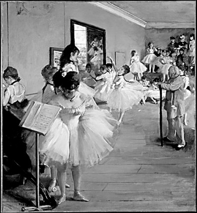 大都會博物館藏《舞蹈課》。資料圖片