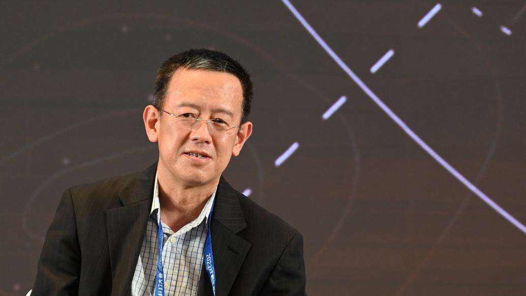 2023年10月20日，參加成都世界科幻大會的韓松