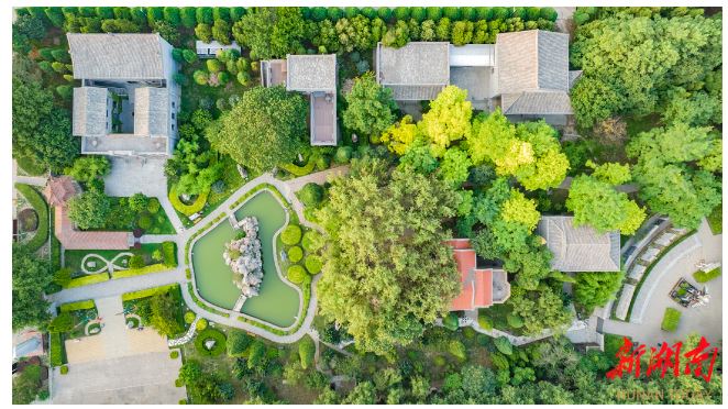 風(fēng)景如畫的賈家莊作家村。