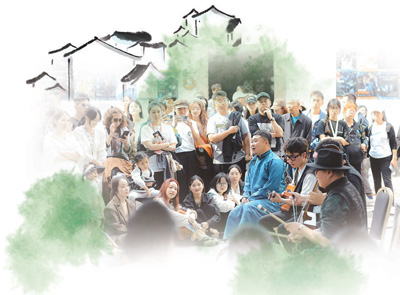 　2023烏鎮(zhèn)戲劇節(jié)古鎮(zhèn)嘉年華表演。