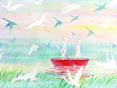 繪本《游河》過程草圖。受訪者供圖