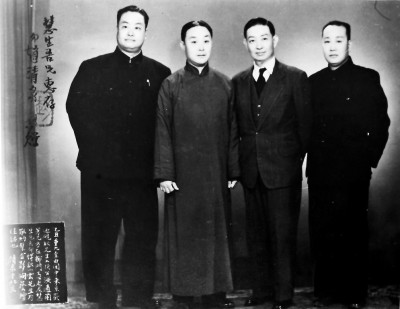 京劇“四大名旦”合影（左起：程硯秋、尚小云、梅蘭芳、荀慧生） 資料圖片