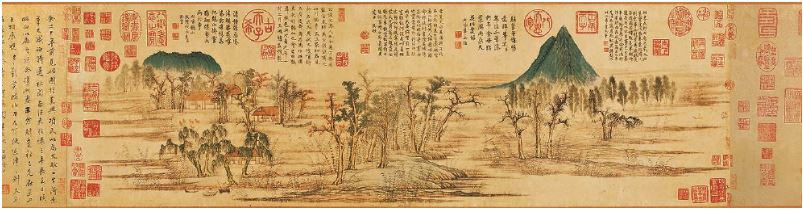 元趙孟頫《鵲華秋色圖》