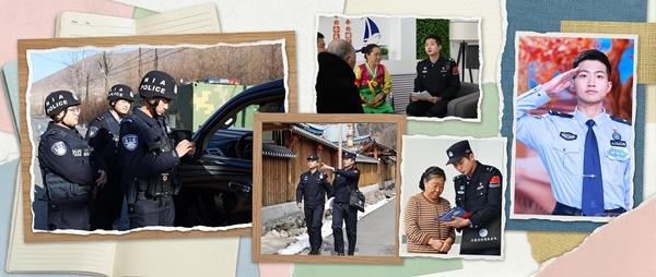 滕凱楓作為一名移民管理警察在景區(qū)出警的一天。受訪者供圖