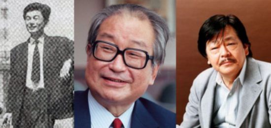 左起：星新一 、小松左京、&nbsp;筒井康隆