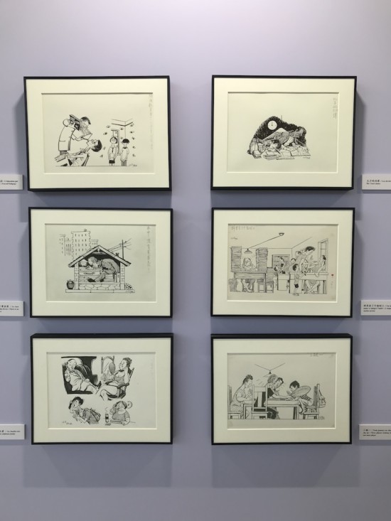 展廳現(xiàn)場(chǎng)，丁聰作品